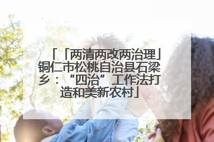 「两清两改两治理」铜仁市松桃自治县石梁乡：“四治”工作法打造和美新农村