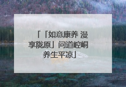 「如意康养 漫享陇原」问道崆峒 养生平凉