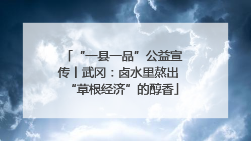 “一县一品”公益宣传丨武冈：卤水里熬出“草根经济”的醇香