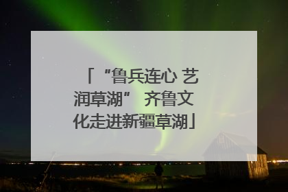 “鲁兵连心 艺润草湖” 齐鲁文化走进新疆草湖