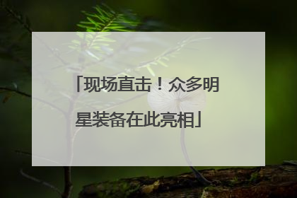 现场直击！众多明星装备在此亮相