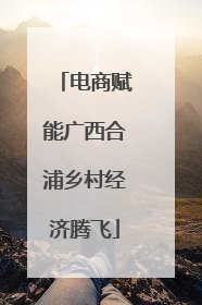 电商赋能广西合浦乡村经济腾飞