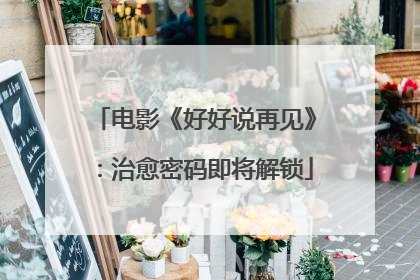 电影《好好说再见》：治愈密码即将解锁