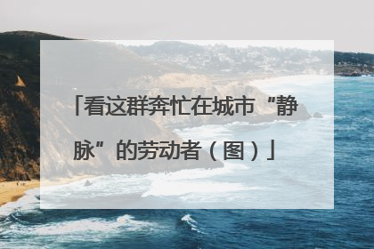 看这群奔忙在城市“静脉”的劳动者（图）
