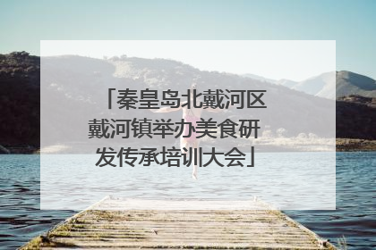秦皇岛北戴河区戴河镇举办美食研发传承培训大会