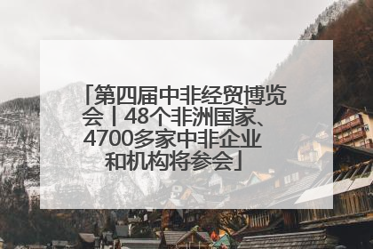 第四届中非经贸博览会丨48个非洲国家、4700多家中非企业和机构将参会