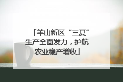 羊山新区“三夏”生产全面发力，护航农业稳产增收