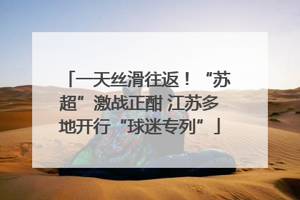 一天丝滑往返！“苏超”激战正酣 江苏多地开行“球迷专列”