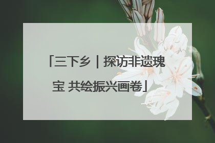 三下乡｜探访非遗瑰宝 共绘振兴画卷