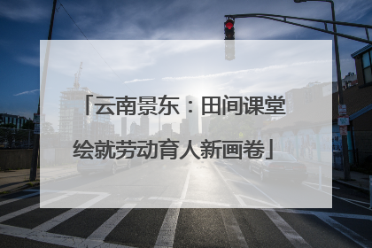 云南景东：田间课堂绘就劳动育人新画卷