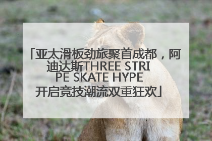 亚太滑板劲旅聚首成都，阿迪达斯THREE STRIPE SKATE HYPE开启竞技潮流双重狂欢