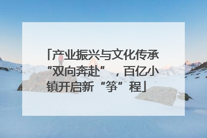 产业振兴与文化传承“双向奔赴”，百亿小镇开启新“筝”程