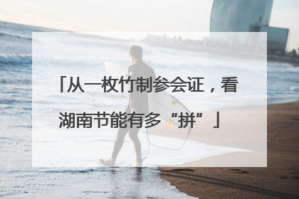 从一枚竹制参会证，看湖南节能有多“拼”