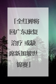 全红婵将回广东康复治疗 或缺席新加坡世锦赛