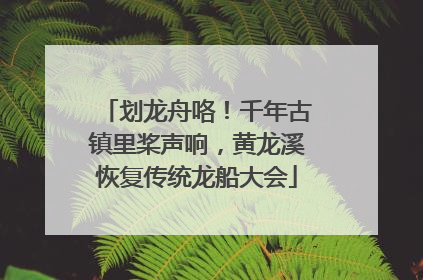 划龙舟咯！千年古镇里桨声响，黄龙溪恢复传统龙船大会