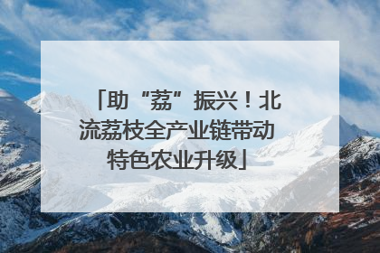 助“荔”振兴！北流荔枝全产业链带动特色农业升级