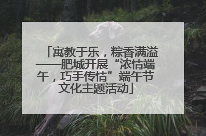 寓教于乐，粽香满溢——肥城开展“浓情端午，巧手传情”端午节文化主题活动