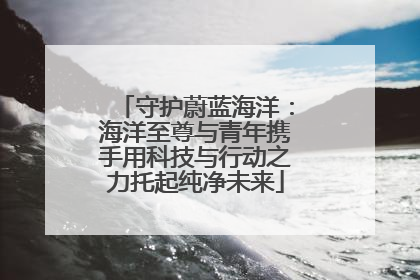 守护蔚蓝海洋：海洋至尊与青年携手用科技与行动之力托起纯净未来