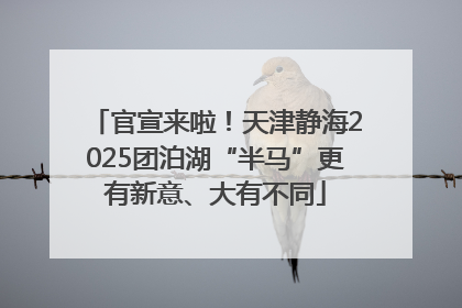 官宣来啦！天津静海2025团泊湖“半马”更有新意、大有不同