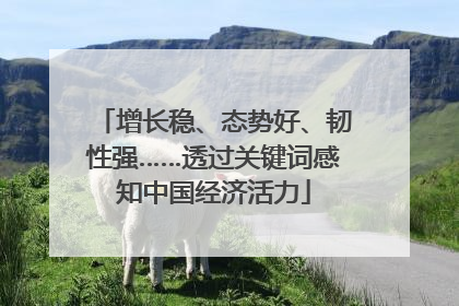 增长稳、态势好、韧性强……透过关键词感知中国经济活力