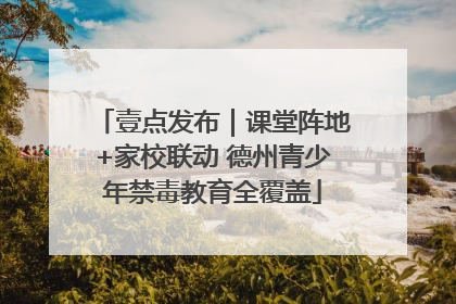 壹点发布｜课堂阵地+家校联动 德州青少年禁毒教育全覆盖