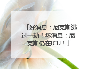 好消息：尼克斯逃过一劫！坏消息：尼克斯仍在ICU！