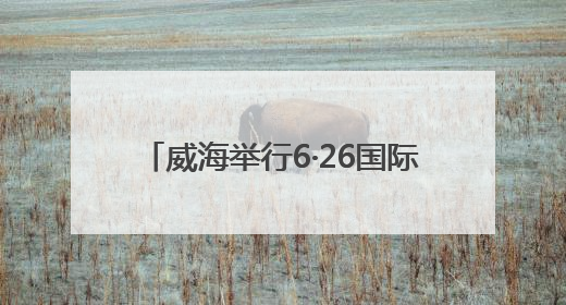威海举行6·26国际禁毒日主题宣传活动