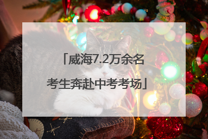 威海7.2万余名考生奔赴中考考场