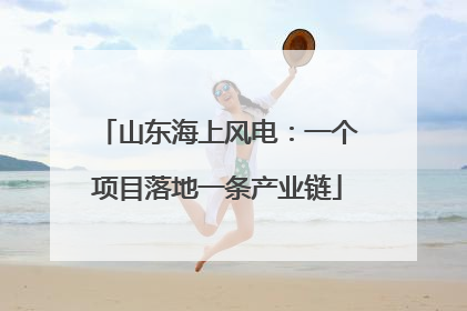 山东海上风电：一个项目落地一条产业链