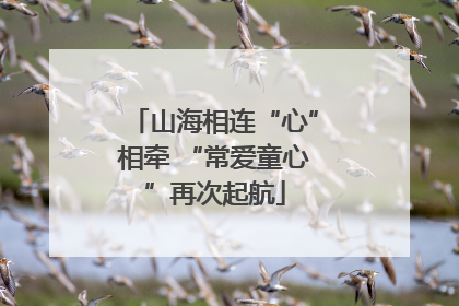 山海相连“心”相牵 “常爱童心”再次起航