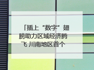 插上“数字”翅膀助力区域经济腾飞 川南地区首个智算中心启动