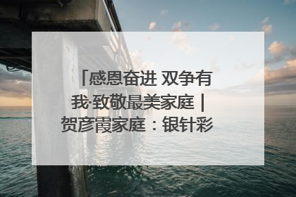 感恩奋进 双争有我·致敬最美家庭｜贺彦霞家庭：银针彩线绣出好日子