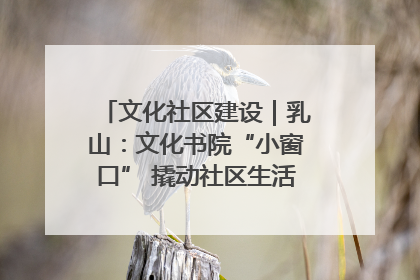 文化社区建设｜乳山：文化书院“小窗口” 撬动社区生活“大幸福”