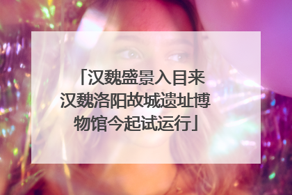 汉魏盛景入目来 汉魏洛阳故城遗址博物馆今起试运行