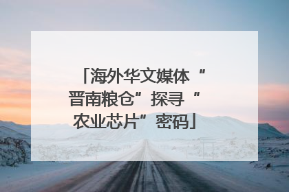 海外华文媒体“晋南粮仓”探寻“农业芯片”密码