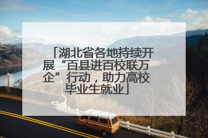 湖北省各地持续开展“百县进百校联万企”行动，助力高校毕业生就业