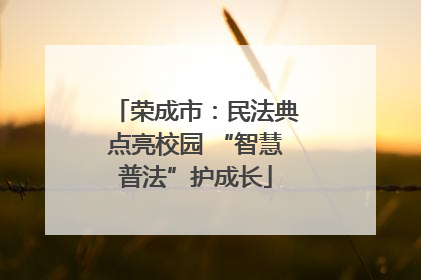 荣成市：民法典点亮校园 “智慧普法”护成长