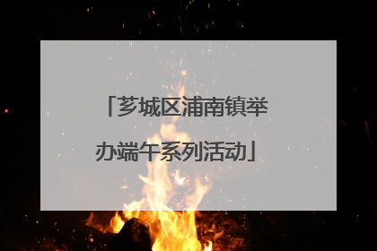 芗城区浦南镇举办端午系列活动