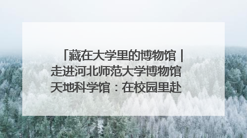藏在大学里的博物馆｜走进河北师范大学博物馆天地科学馆：在校园里赴一场“宇宙之约”