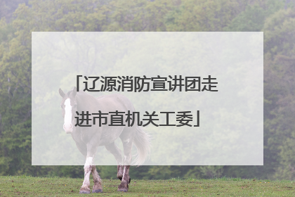 辽源消防宣讲团走进市直机关工委
