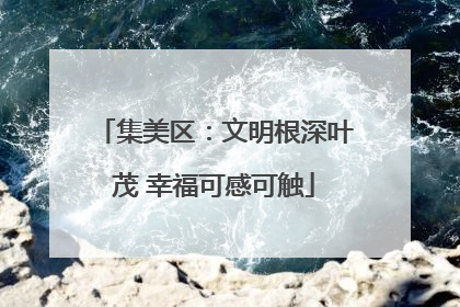 集美区：文明根深叶茂 幸福可感可触
