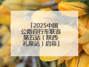 2025中国公路自行车联赛第五站（陕西·礼泉站）启幕