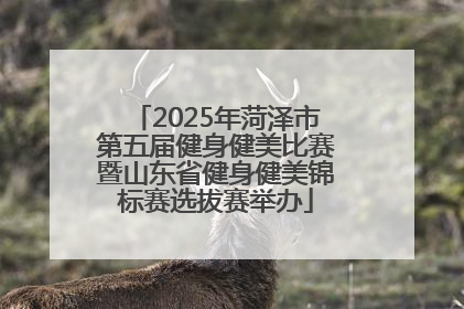 2025年菏泽市第五届健身健美比赛暨山东省健身健美锦标赛选拔赛举办