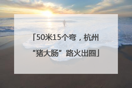 50米15个弯，杭州“猪大肠”路火出圈