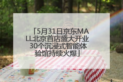 5月31日京东MALL北京首店盛大开业 30个沉浸式智能体验馆持续火爆