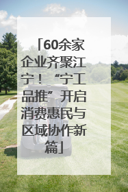 60余家企业齐聚江宁！“宁工品推”开启消费惠民与区域协作新篇