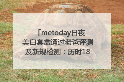 metoday日夜美白套盒通过老爸评测及新规检测：历时182天验证有效性